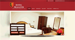 Desktop Screenshot of hotelprasanth.com